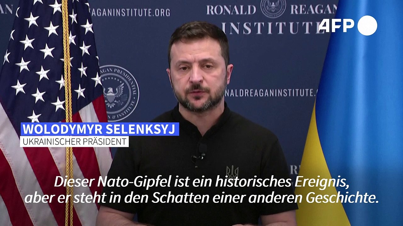 Selenskyj: Nato muss aus Schatten der US-Wahl heraustreten