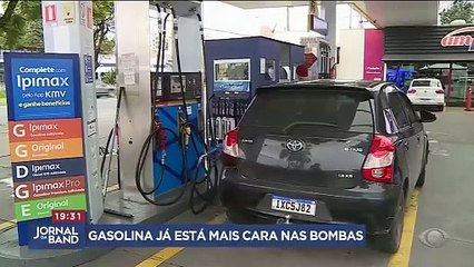 Aumento do preço da gasolina começou a valer nesta terça (09)