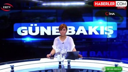 Malatya'daki depreme canlı yayında yakalanan sunucunun panik anları