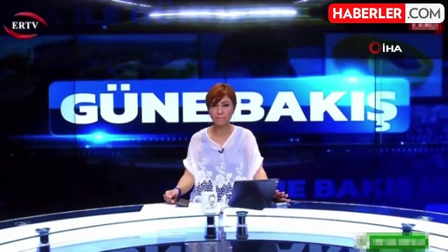 Malatya'daki depreme canlı yayında yakalanan sunucunun panik anları