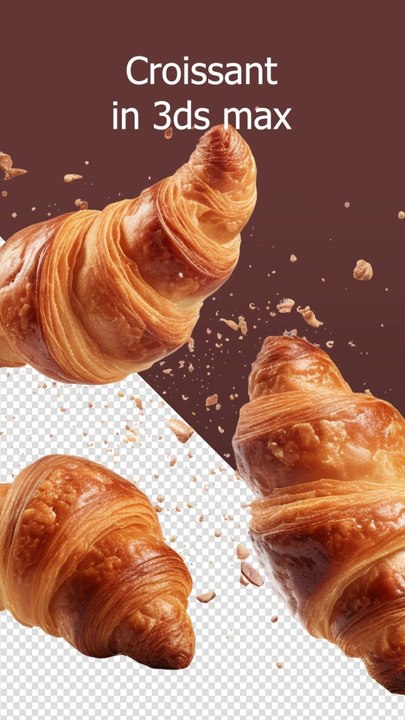 How to Model a 3D Croissant in 3ds Max | Beginner Tutorial | Blend Box | Path Deform | Garment #3d