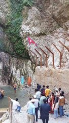 Refreshment at Namaste Jharana during our geology tour back in first semester.
