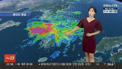 [날씨] 내일 오전까지 전국 강한 비…돌풍·벼락 동반