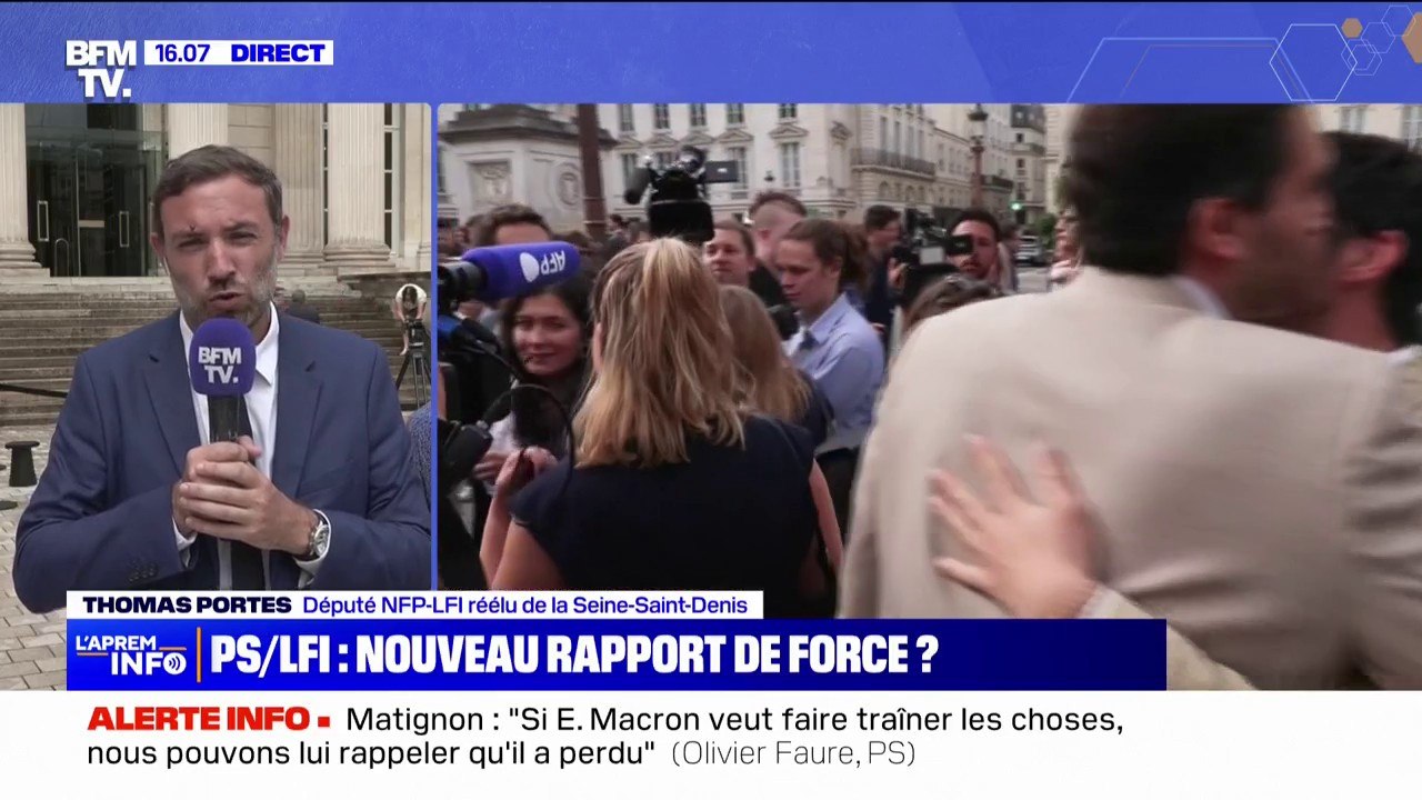 Thomas Portes, député NFP-LFI de Seine-Saint-Denis: "Nous serons le plus gros groupe parlementaire du Nouveau Front populaire"