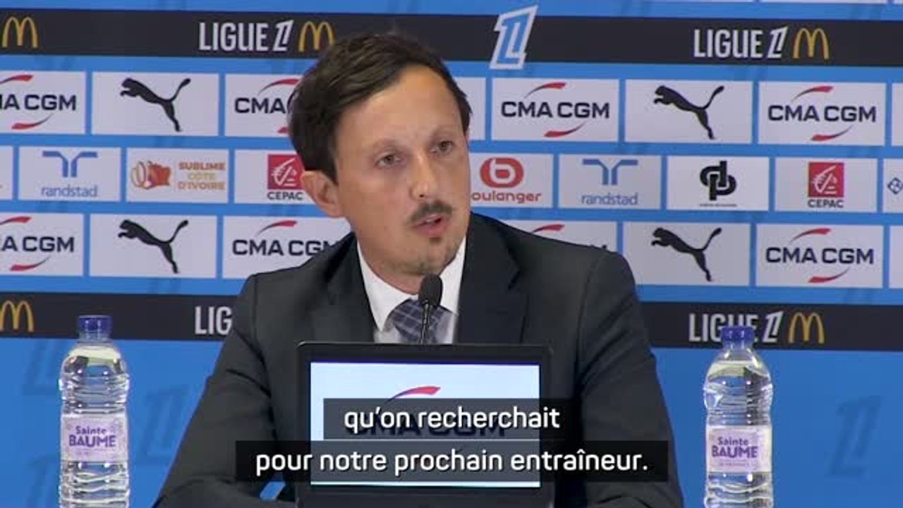 Marseille - Longoria : " De Zerbi a toutes les choses qu'on recherchait pour notre prochain entraîneur"