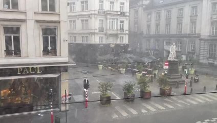 Des orages s'abattent sur Bruxelles
