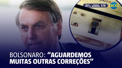 Bolsonaro ironiza erro da PF sobre joias