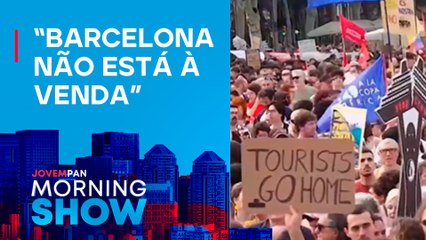 ESPANHÓIS fazem MANIFESTAÇÃO contra TURISTAS; saiba tudo