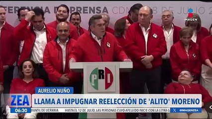Aurelio Nuño llama a impugnar la reelección de "Alito" Moreno del PRI