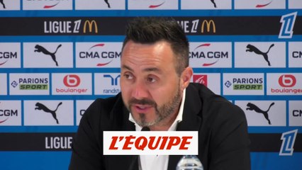 De Zerbi : « Jouer avec courage » - Foot - OM
