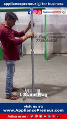 Elevate Your Brand with Customizable L Stand Flags