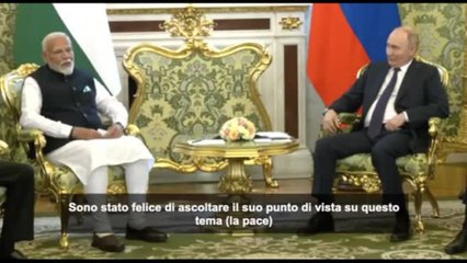 Ucraina, Modi da Putin a Mosca: insopportabile vedere morire bambini