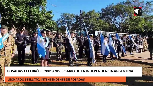 Posadas celebró el 208° aniversario de la independencia Argentina