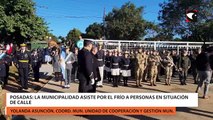 Posadas: la Municipalidad asiste por el frío a personas en situación de calle