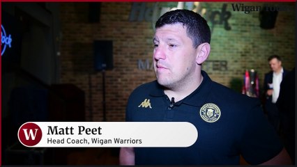 It's a once in a life time opportunity - Matt Peet