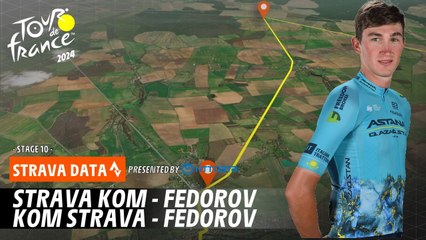 Strava KOM - Fedorov  - Tour de France 2024