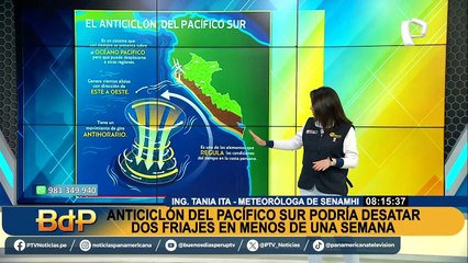 下载视频: Anticiclón del Pacífico Sur: ¿Qué es y cómo afectará a las regiones del Perú durante este invierno?