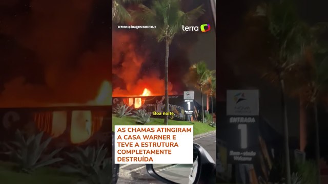 Incêndio destrói exposição da Warner Bros em shopping no Rio