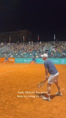 Andy Murray destroying the ball in Bordeaux ‍