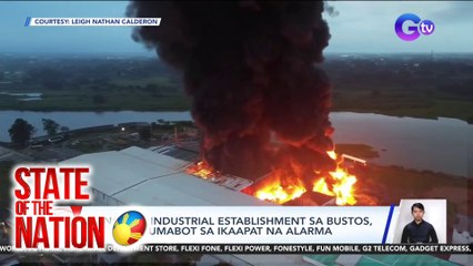 State of the Nation Part 1: LOOK: Sunog sa Bulacan; Ulat panahon; Bisita ng First Lady; Atbp.