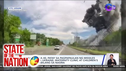 State of the Nation Part 2: World News: Missile attack sa Kyiv; In Case You Missed It; Atbp.