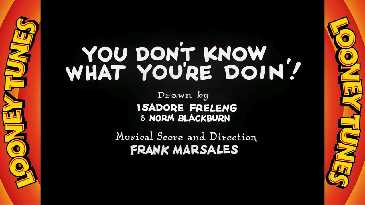 Looney Tunes short 18 -  Piggy in "You Don't Know What You're Doin'!"