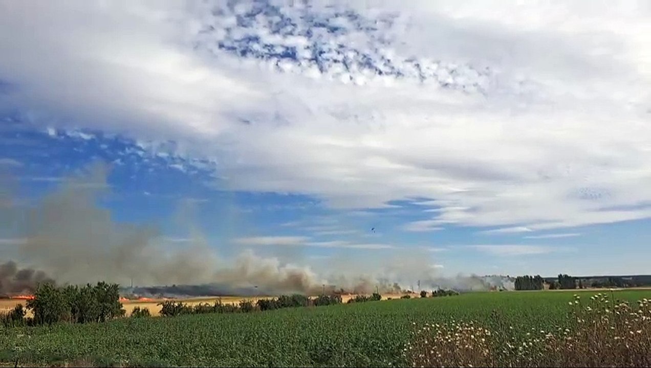 Incendio en La Cisterniga