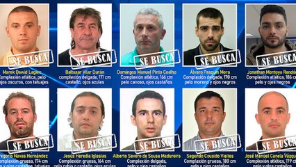 Estos son algunos de los fugitivos más buscados en España