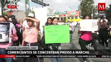 Comerciantes preparan manifestación en la Alcaldía Cuauhtémoc, CdMx