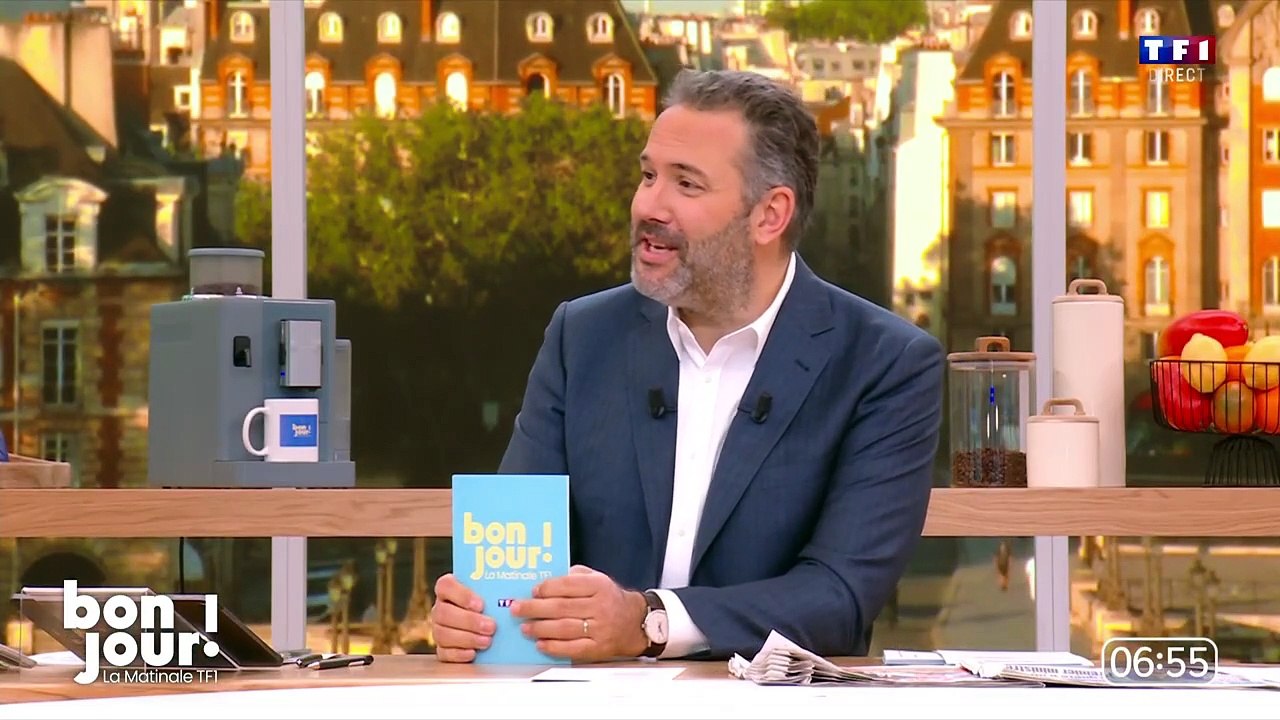 Le générique de "Bonjour !" le mardi 9 juillet 2024 sur TF1.