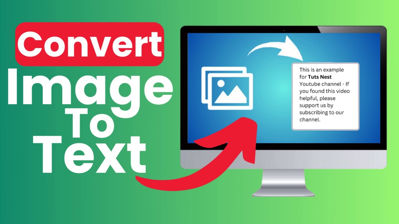 How To Convert An Image To Editable Text DM