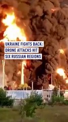 Ukraine drone attacks hit six Russian regions