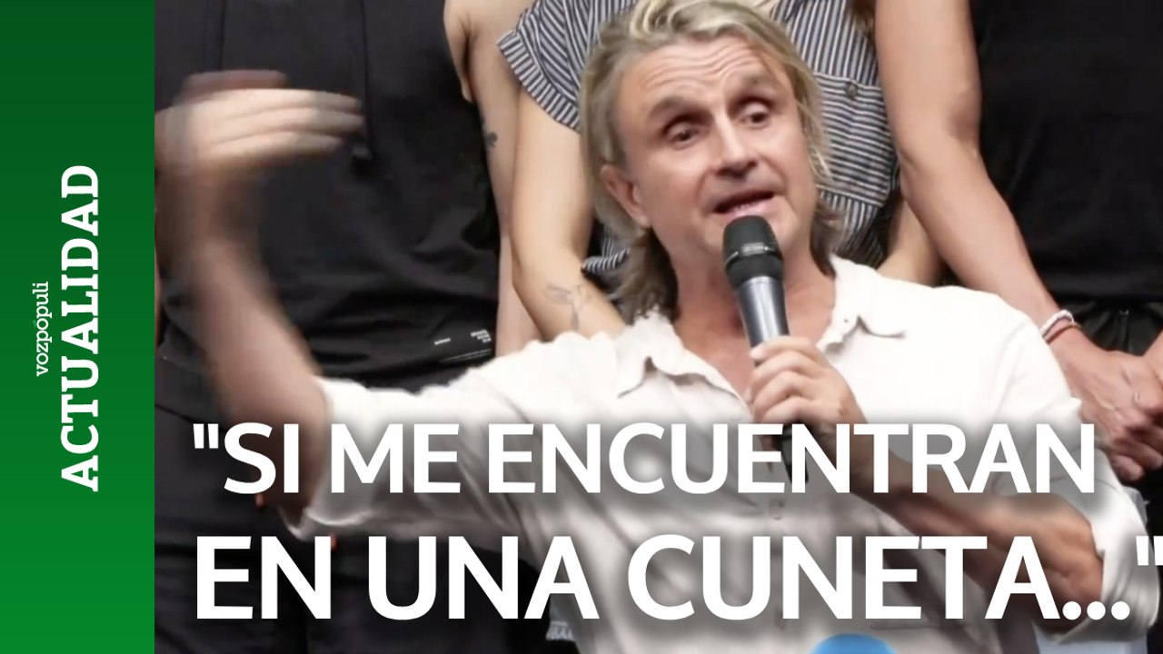 Nacho Cano: "Si aparezco en una cuneta..."
