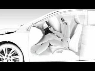 Volvo V40 (2012). Airbag para rodillas