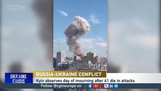 Mourning in Kyiv after deadliest wave of Russian airstrikes in months
