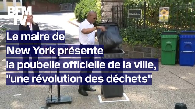 Le maire de New York annonce une révolution des déchets et rend obligatoire la poubelle