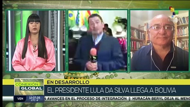 Mandatarios de Brasil y Bolivia abordarán temas económicos y políticos