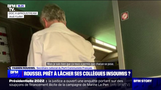 Le plus simple, c'est de la faire sans les insoumis : Fabien Roussel évoque l'idée d'une coalition sans LFI dans un enregistrement sonore