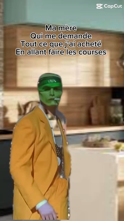 Ma mère qui me demande tout ce que j’ai acheté en En allant faire les course