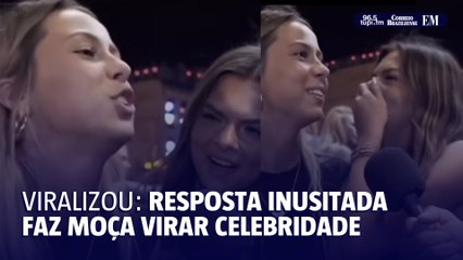 Moça viraliza após resposta sobre como deixar homens loucos na cama