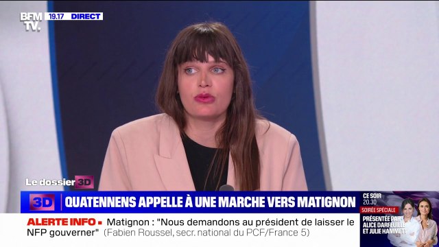 Alma Dufour (LFI): Ils veulent diviser d'un tiers le groupe du NFP et s'assurer de reconstituer une République en Marche bis
