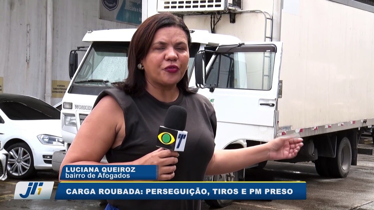 Carga roubada: perseguição, tiro e PM preso