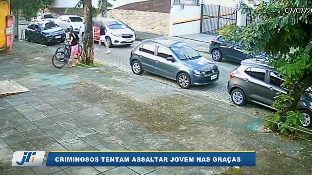 Criminosos tentam assaltar jovem nas Graças