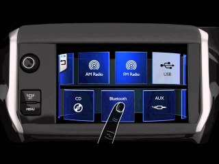 Peugeot 208. Manejo de la pantalla táctil de 7 pulgadas.