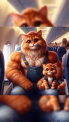 A scary cat #cats #aicat #ai #story  #shorts