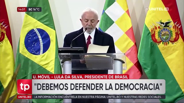 Lula dice que comienza una nueva era en la relación Brasil- Bolivia y condena intento de golpe de Estado