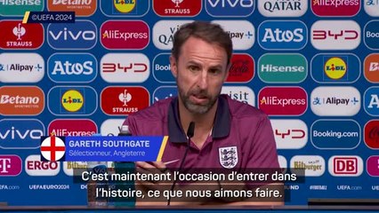Angleterre - Southgate : “L’occasion d’entrer dans l’histoire”