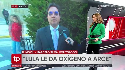“Viene a darle oxigenación”: Politólogo dice que visita de Lula es un respaldo para Arce