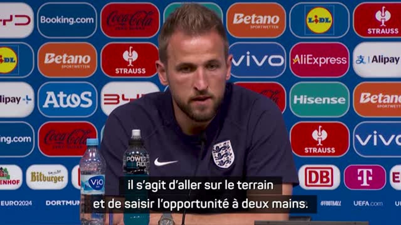 Angleterre - Kane : "Aller sur le terrain et saisir l'opportunité à deux mains"