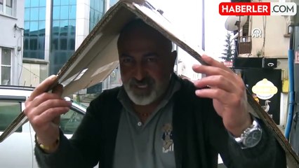 Kars'ın Sarıkamış ilçesinde sağanak nedeniyle ev ve odunluklar su altında kaldı